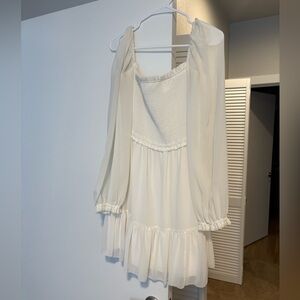 White Wilfred mini dress. Size M
